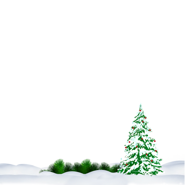 Transparent Christmas Tree Snow Christmas Fir Pine Family for Christmas