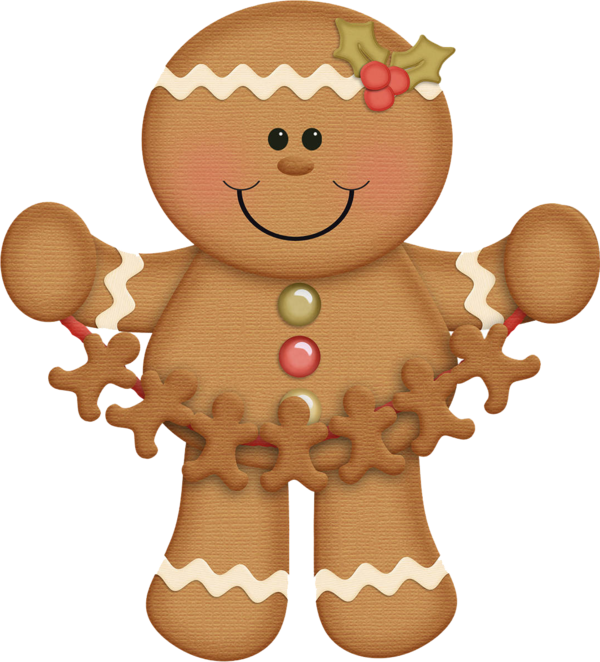 Transparent Lebkuchen Gingerbread Man Gingerbread House Christmas Ornament Food for Christmas