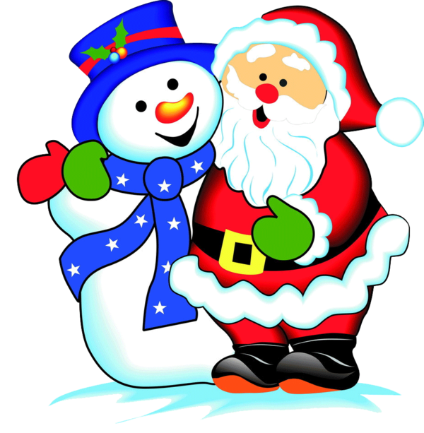 Transparent Santa Claus Snowman Animation Christmas Ornament for Christmas