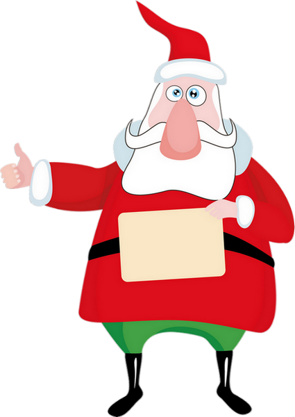 Transparent Santa Claus Cartoon Animation Christmas Christmas Ornament for Christmas