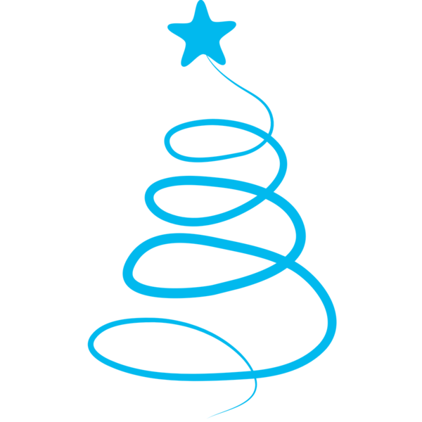 Transparent Drawing Christmas Blue Coast Travel Dmc Christmas Tree Line for Christmas