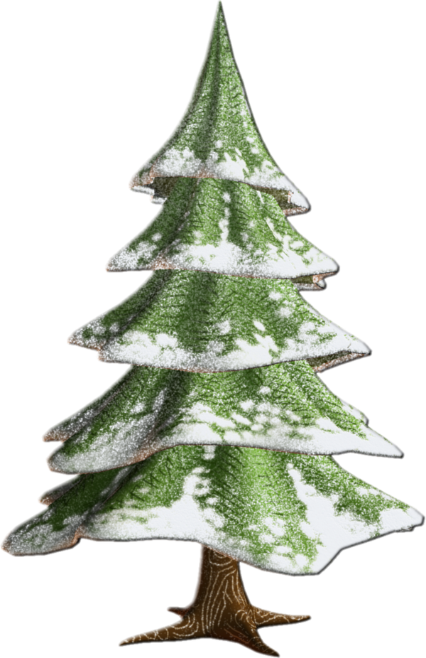 Transparent Spruce Christmas Tree Christmas Ornament Tree for Christmas