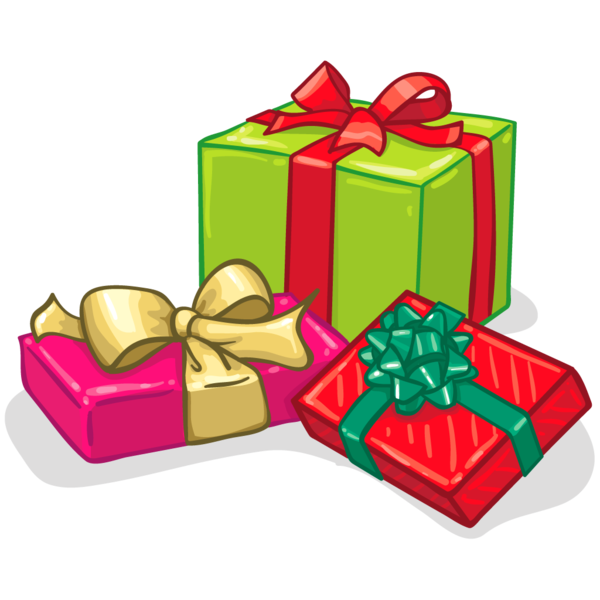 Transparent Gift Santa Claus Rudolph Box for Christmas