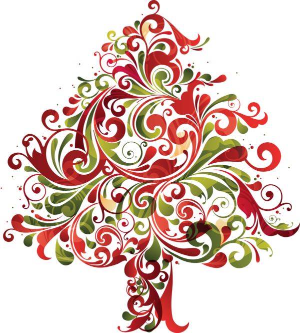 Transparent Christmas Day New Year New Years Day Flower Christmas Tree for Christmas