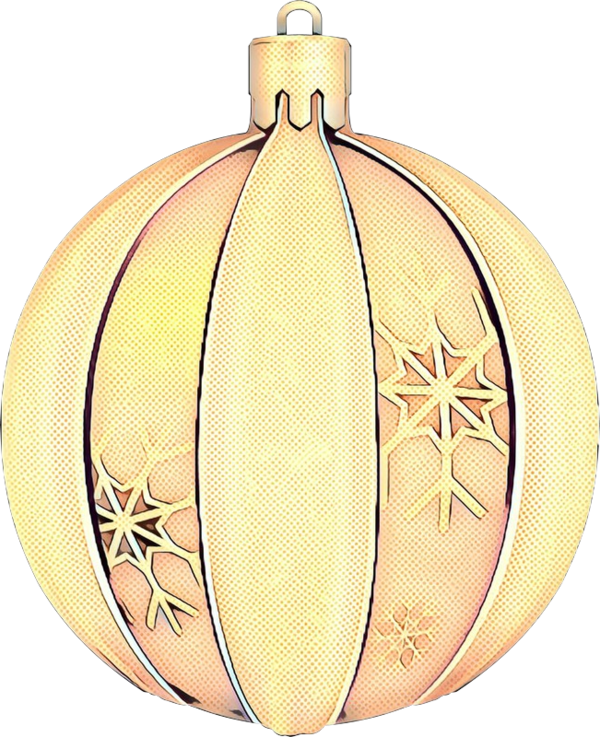 Transparent Christmas Ornament Christmas Day Yellow Ornament for Christmas