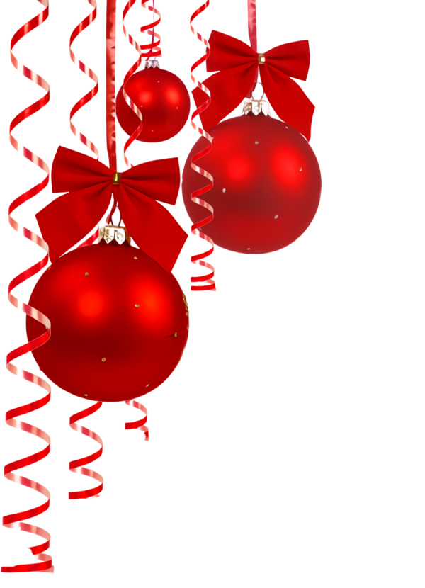 Transparent Christmas Ornament Red Christmas Decoration for Christmas