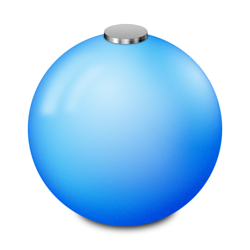 Transparent Gift Christmas Gift Christmas Blue Ball for Christmas