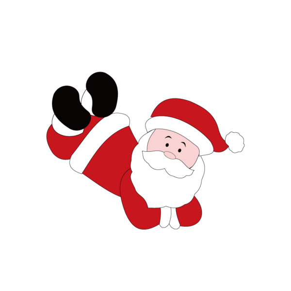 Transparent Santa Claus Drawing Reindeer Cartoon for Christmas