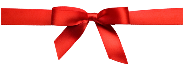 Transparent Gift Gift Card Christmas Red Ribbon for Christmas