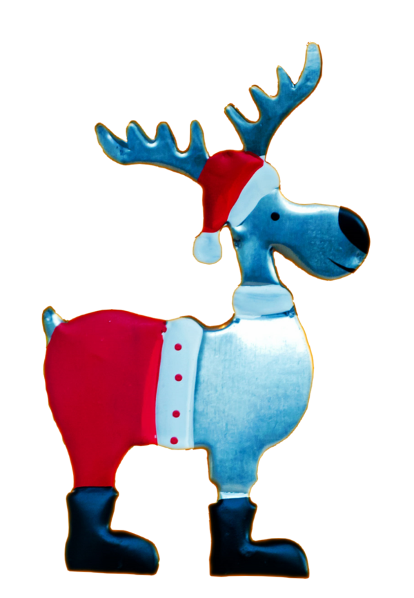 Transparent Reindeer Christmas Christmas Card Deer for Christmas