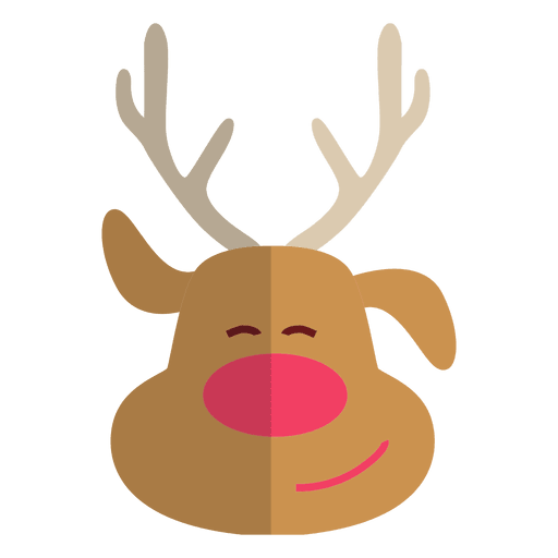 Transparent Reindeer Christmas Animation Deer Snout for Christmas