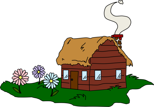 Transparent Cartoon Christmas Character Home House for Christmas