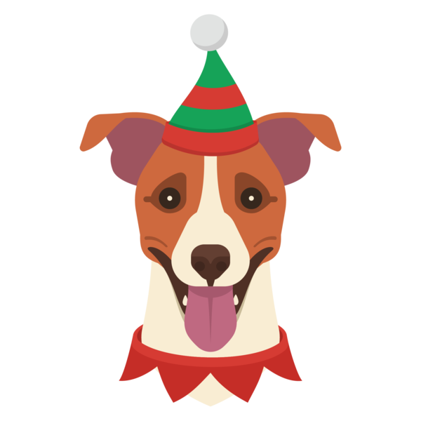 Transparent Puppy Samoyed Dog Yorkshire Terrier Dog Christmas Ornament for Christmas