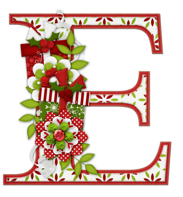 Transparent Letters Alphabets Letter Alphabet Flower Flora for Christmas