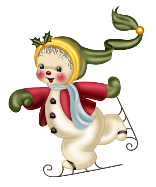 Transparent Candy Cane Christmas Snowman for Christmas
