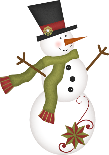 Transparent Snowman Winter Cartoon Christmas Ornament for Christmas