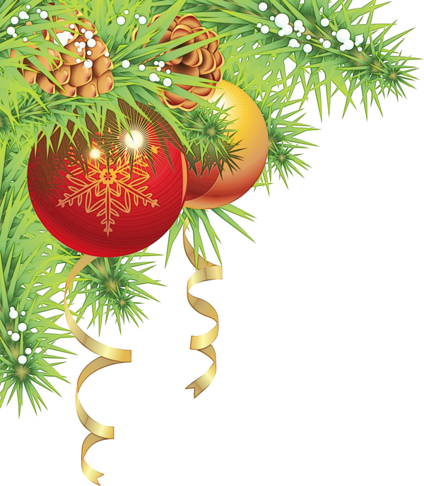 Transparent Christmas Day Santa Claus Christmas Decoration Christmas Ornament Oregon Pine for Christmas