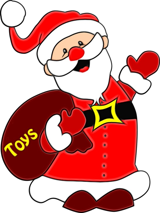 Transparent Santa Claus Christmas Day Christmas Graphics Cartoon Fictional Character for Christmas