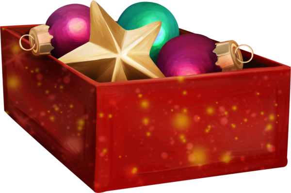 Transparent Christmas Ornament Gift Christmas Present Box for Christmas