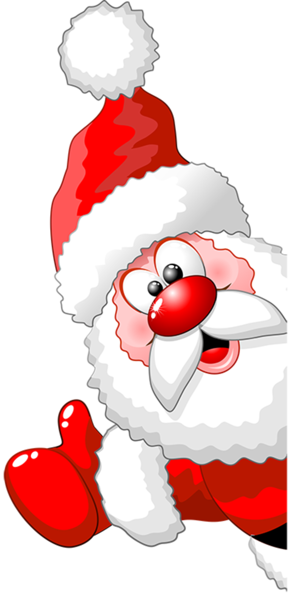 Transparent Santa Claus Reindeer Cartoon Christmas Ornament Christmas Decoration for Christmas