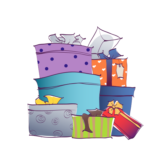Transparent Gift Box Blog for Christmas