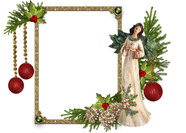 Transparent Picture Frames Christmas Ornament Picture Frame Christmas Decoration for Christmas