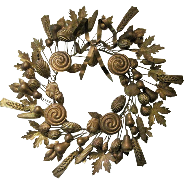 Transparent Wreath Antique Twig Decor Christmas Ornament for Christmas