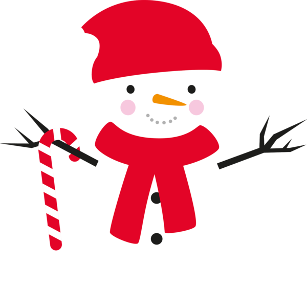 Transparent Santa Claus Cartoon Christmas Snowman for Christmas