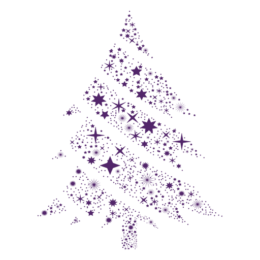 Transparent Tree Christmas Christmas Tree Area Purple for Christmas