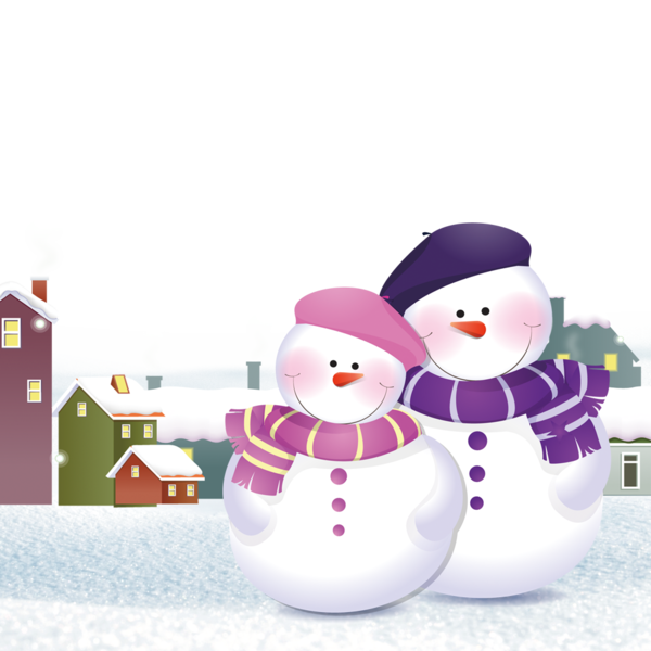 Transparent Snowman Snow Template Christmas Ornament for Christmas