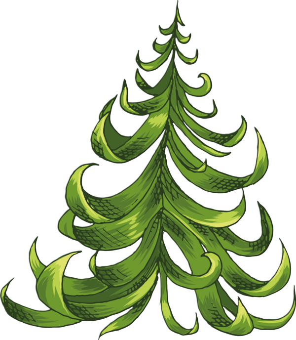 Transparent Santa Claus Christmas Tree Christmas Day Oregon Pine for Christmas