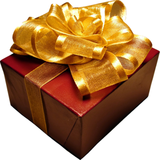 Transparent Gift Christmas Christmas Gift Gold for Christmas