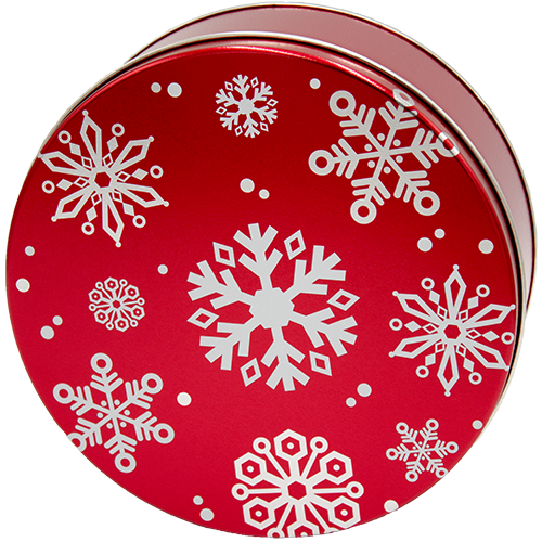 Transparent Christmas Ornament Circle Gift Red for Christmas