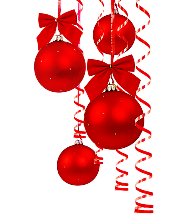 Transparent Christmas Ornament Red Holiday Ornament for Christmas