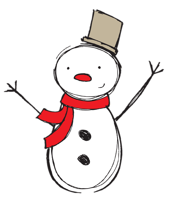 Transparent Santa Claus Christmas Christmas Card Snowman Line for Christmas
