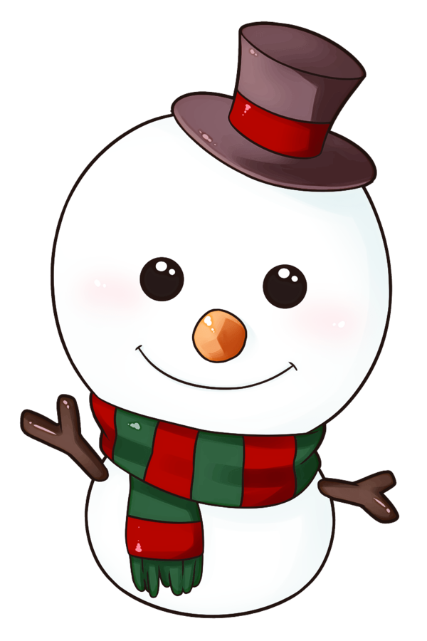 Transparent Snowman Cartoon Christmas for Christmas