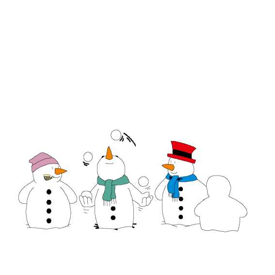 Transparent Snowman Child Winter Flightless Bird for Christmas