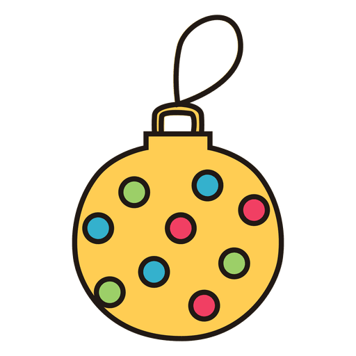 Transparent Christmas Drawing Christmas Ornament Yellow for Christmas