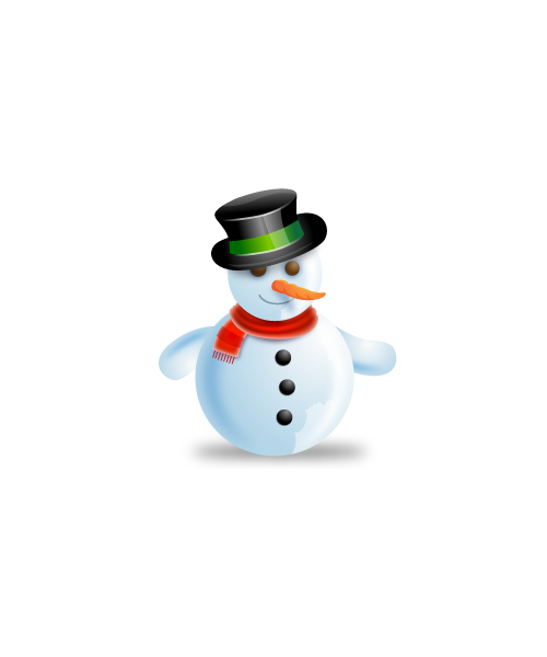 Transparent Snowman Christmas Animation Christmas Ornament for Christmas
