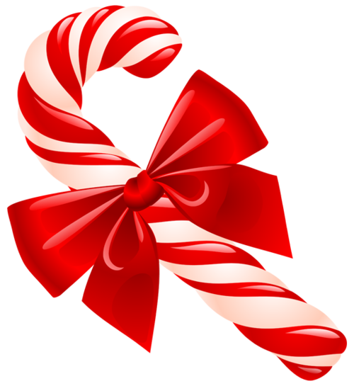 Transparent Candy Cane Candy Christmas Red for Christmas