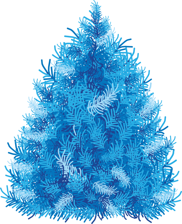 Transparent New Year Tree Christmas Ornament Christmas Christmas Tree Blue for Christmas