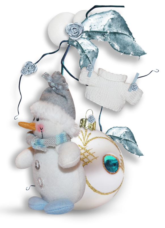 Transparent Christmas Snowman Gratis Stuffed Toy Christmas Ornament for Christmas
