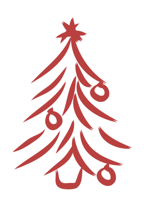 Transparent Christmas Tree Oregon Pine Christmas Decoration for Christmas