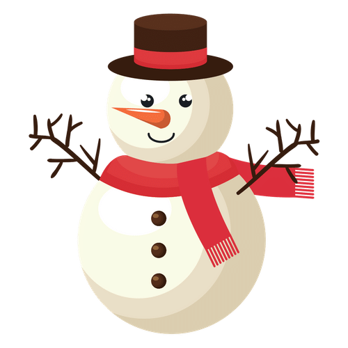 Transparent Snowman Caricature Snow Christmas Ornament for Christmas
