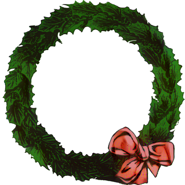 Transparent Wreath Christmas Ornament Christmas Day Leaf for Christmas