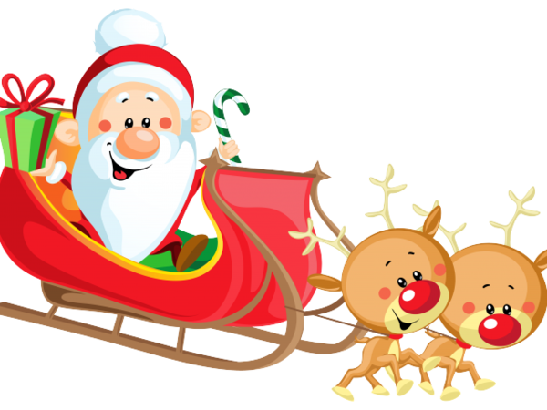 Transparent Santa Claus Reindeer Desktop Wallpaper Christmas for Christmas