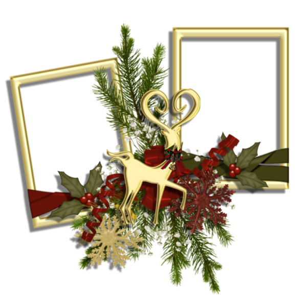 Transparent Christmas Scrapbooking Albom Evergreen Decor for Christmas