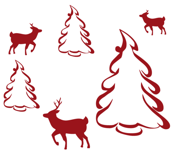 Transparent Drawing Christmas Tree Christmas Christmas Ornament Point for Christmas