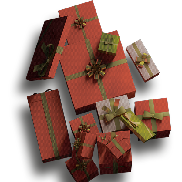 Transparent Gift Box Christmas Rectangle for Christmas