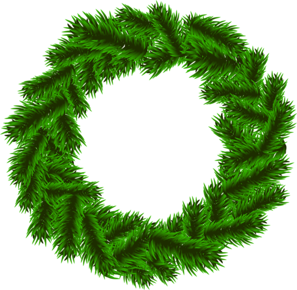 Transparent Christmas Ornament Wreath Spruce Tree for Christmas
